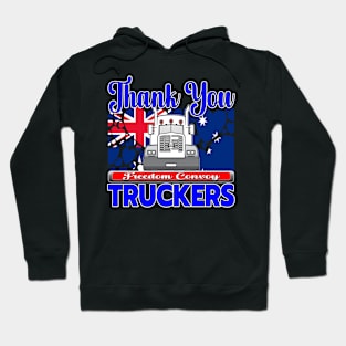 THANK YOU TRUCKERS AUSTRALIA FLAG FREEDOM CONVOY OF TRUCKERS FOR FREEDOM Hoodie